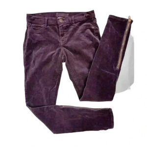 Ditto  Low Rise Plum Colour Leggings Corduroy Size 27